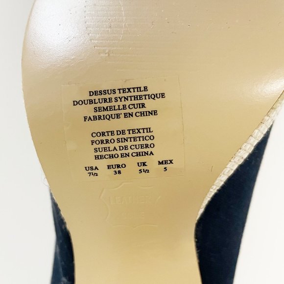 Unlisted | Navy Nautical Heels | 7.5 - Picture 5 of 5